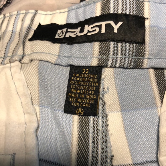 RUSTY Plaid Shorts - Picture 4 of 8